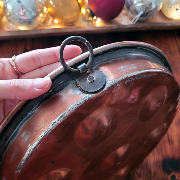 Antique Copper Egg Poacher Escargot 12" - Picture 3 of 6